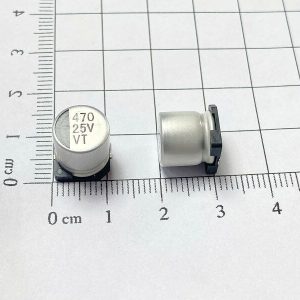 Tụ nhôm 470uF 25V kích thước 10×10.2mm_3