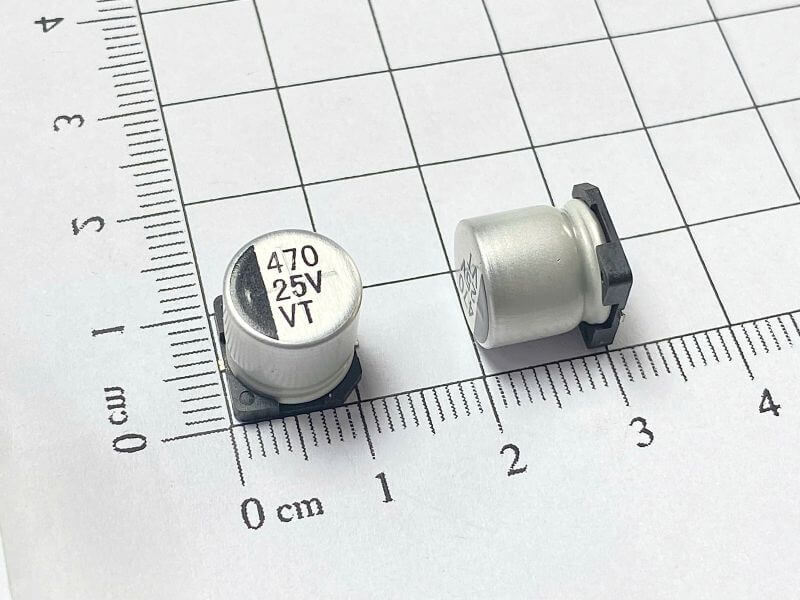 Tụ nhôm 470uF 25V kích thước 10×10.2mm_3