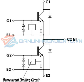 Sơ đồ mạch cấu tạo 2MBI200UR-120