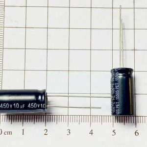 Tụ hóa AiSHi 10uF 450V 10x20mm_3