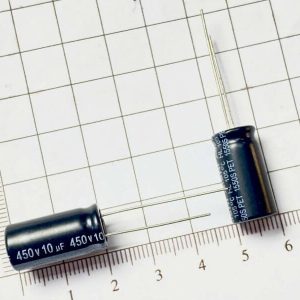 Tụ hóa AiSHi 10uF 450V 10x20mm_3