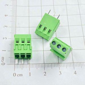 Cầu đấu Terminal KF128 3P 5.0mm chân vuông đồng thẳng