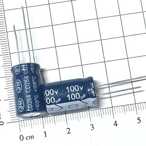 Tụ hóa JH 100uF 100V 105 độ 12.5x20mm_2