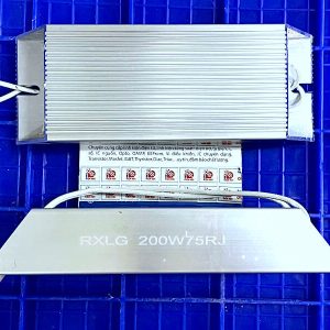 Điện trở xả vỏ nhôm RXLG 200W 75R 165x60x30mm