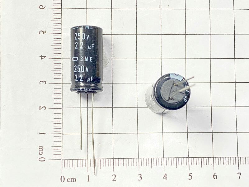 Tụ hoá SME 22uF 250V 85 độ 12.5x25mm_3