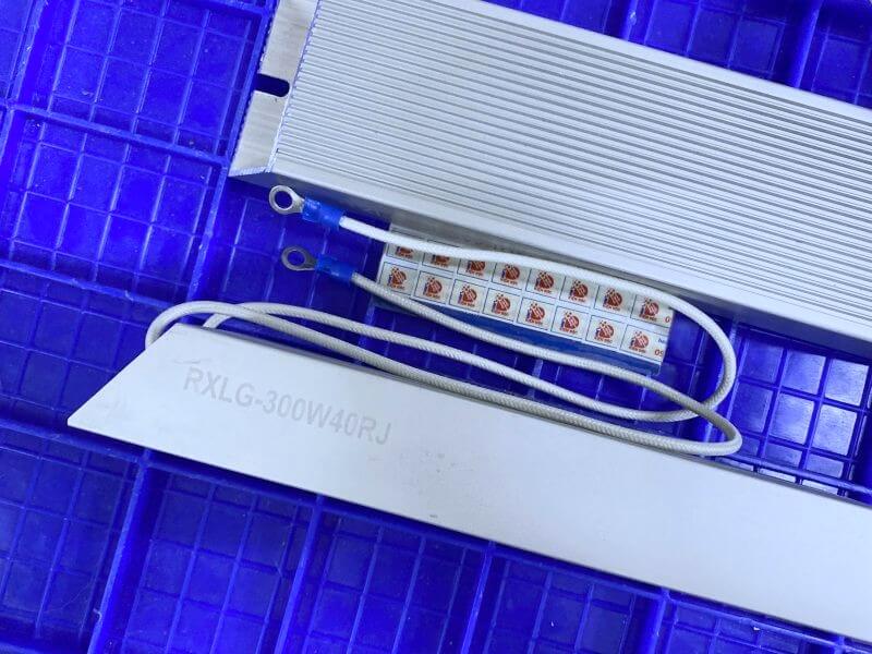 Điện trở xả vỏ nhôm RXLG 300W 40R 215x60x30mm - Ảnh 2