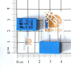 Tụ lọc nguồn AC 104K 275VAC 100nF 0.1uF 18x11x5mm
