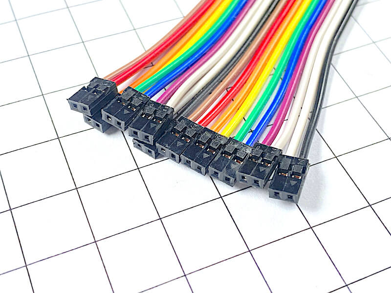 Dây Cắm Test Board 10 sợi cái 2P 2.0mm dài 20cm