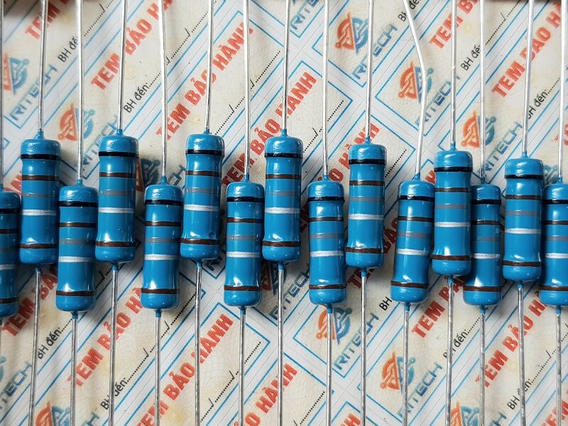 Điện trở vạch màu 0.18R 2W - Ảnh 2