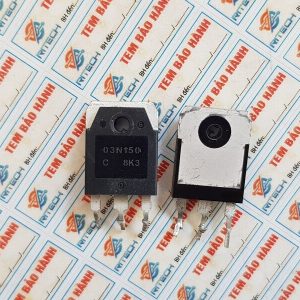 03N150C, NDTL03N150C Mosfet kênh-N 1500V/2.5A TO-3P-3L (tháo máy)