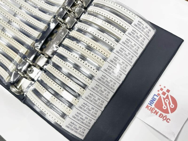 Sách tụ điện 0402 80 loại tụ điện mỗi loại 50 chiếc - Ảnh 8