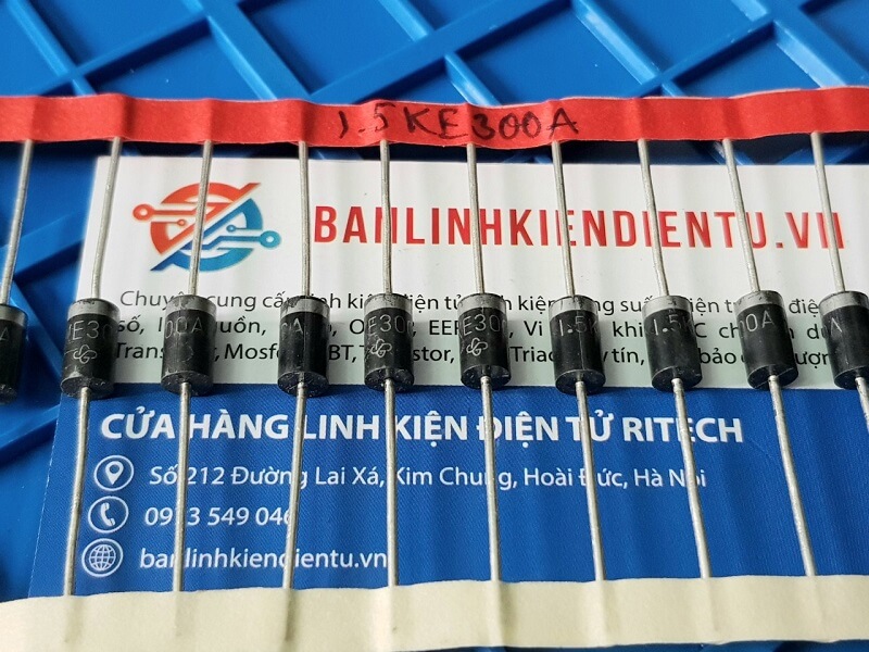 1.5KE300A DIODE TVS 300V 1500W DO-201 - Ảnh 2