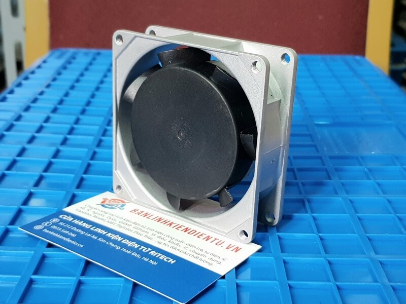 Quạt tản nhiệt Sanyo Denki 109S053 115VAC 0.12/0.1A 80x80x26mm 2 dây - Ảnh 5