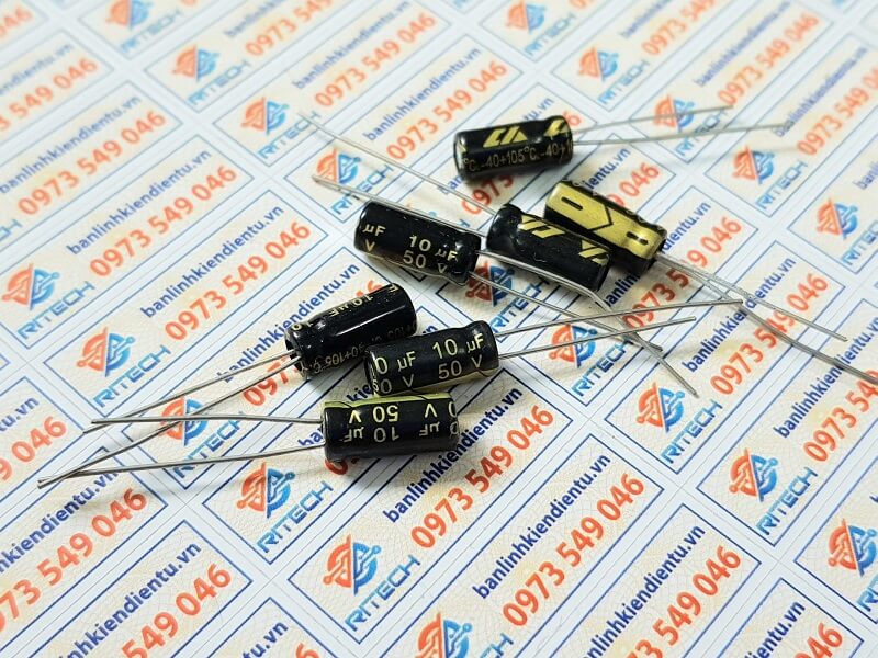 Tụ Hóa 10uF 50V kích thước 5x11mm - Ảnh 4
