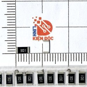 Điện trở dán 2010 300R 301 0.5W 5% (dây 10 chiếc)