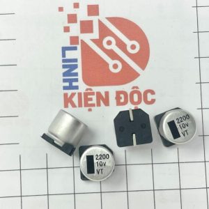 Tụ nhôm 2200uF 10V SMD kích thước 12.5×13.5mm