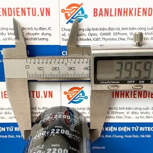 2200uf 400V kích thước 40x100mm