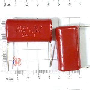 Tụ CBB GRAY 222 CHM 15kV P=40mm