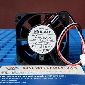 Quạt tản nhiệt NMB 2410ML-04W-B76 12V 0.58A 60x60x25mm 3 dây