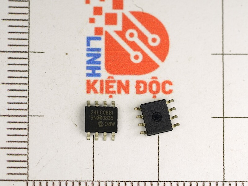 24LC08B 24LC08BI Eeprom 8k SOP-8 - Ảnh 2