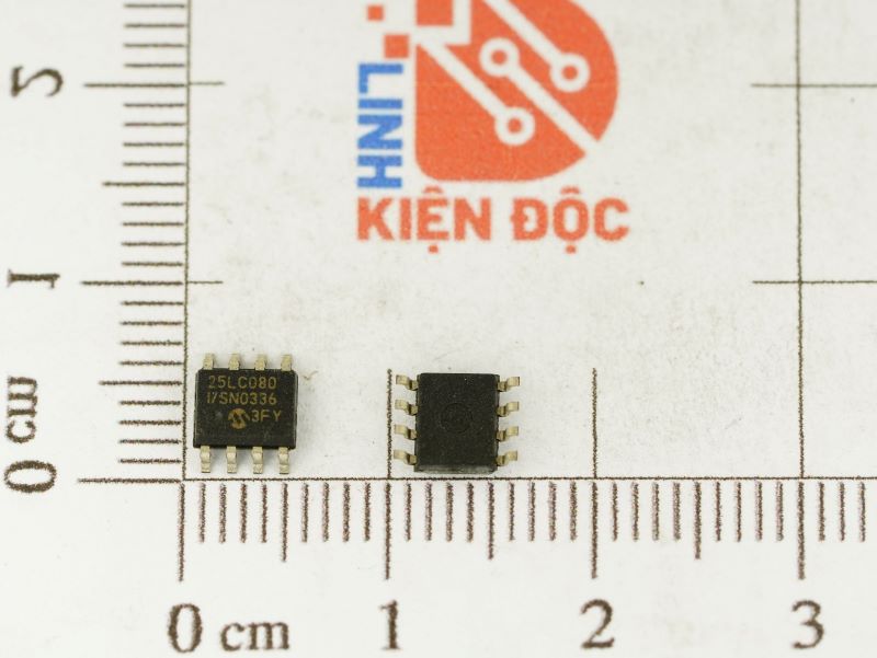 25LC080 8K SPI™ Bus Serial EEPROM SOP-8 - Ảnh 2
