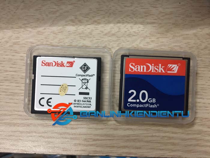 Thẻ nhớ CF SANDISK 2GB dùng cho máy CNC - Ảnh 7