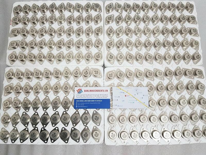 2N3773 2N3773G Transistor NPN 16A 160V 150W TO-3 - Ảnh 3