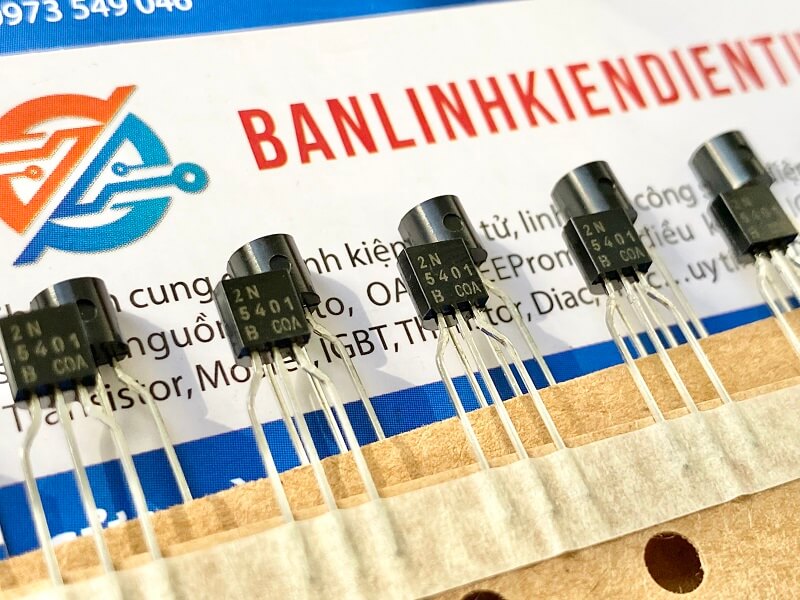 2N5401 5401 Transistor PNP 0.6A 180V chính hãng CJ TO-92 - Linh Kiện Độc