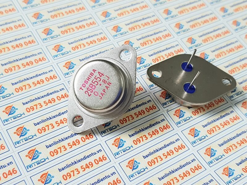 2SB554 Transistor PNP 180V 15A chính hãng (tháo máy) - Ảnh 4
