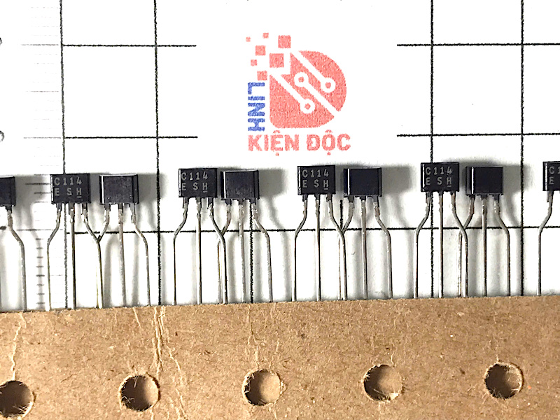 2SC114 , C114 transistor NPN 0,2A 50V TO-92 ( chính hãng ) - Linh Kiện Độc