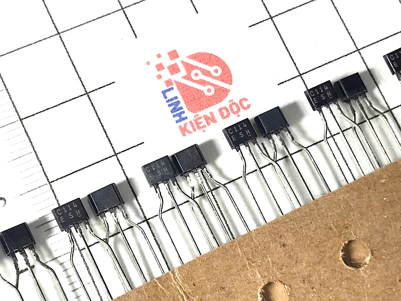 2SC114 , C114 transistor NPN 0,2A 50V TO-92 ( chính hãng ) - Linh Kiện Độc