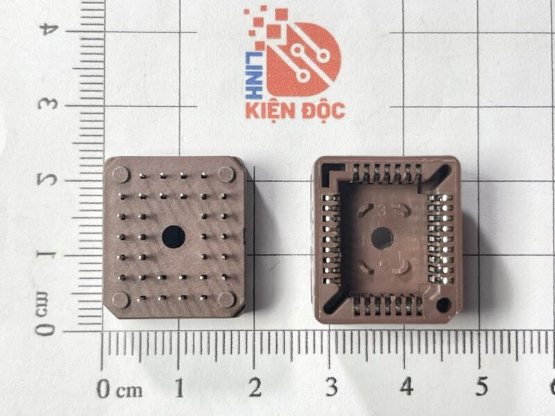 Đế IC vuông 32 chân cắm PLCC32 - Ảnh 3