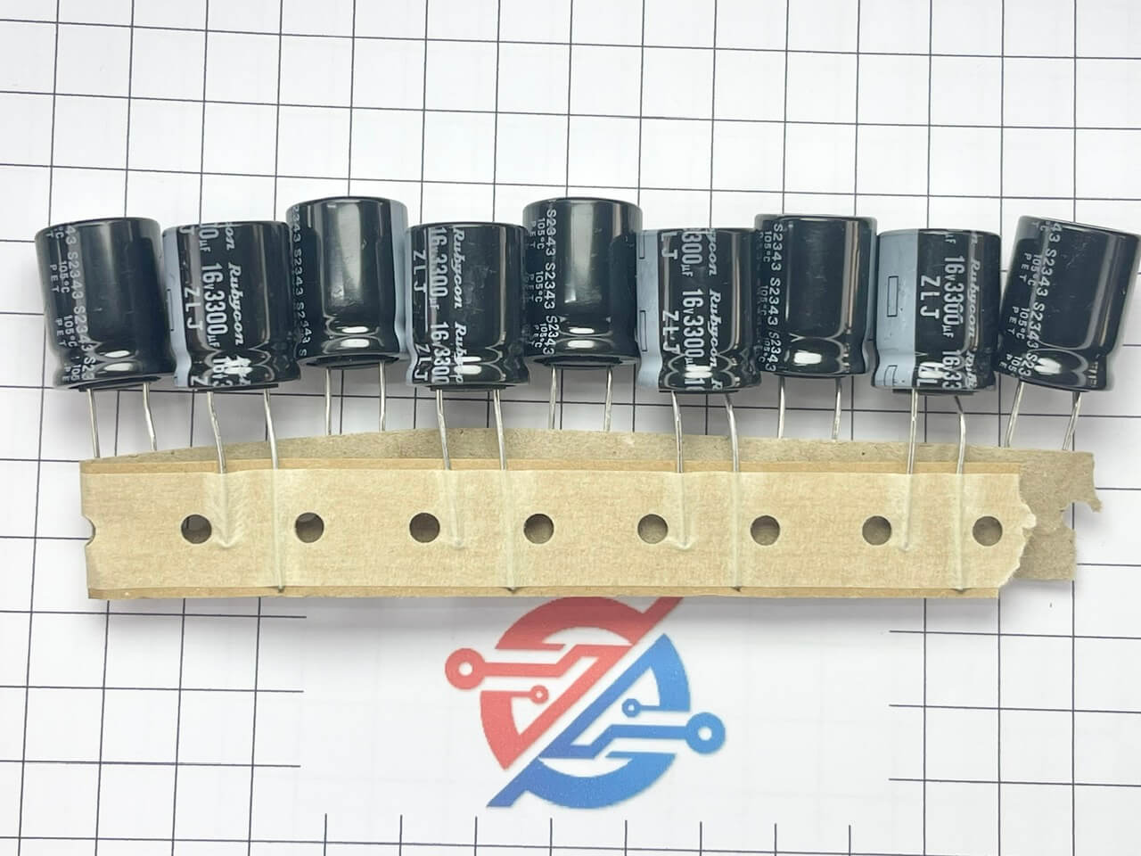 Tụ hóa Rubycon 3300UF 16V kích thước 16x20mm chính hãng - Ảnh 4