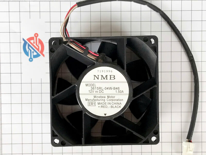 Quạt hút NMB 3615RL-04W-B46 12VDC 1.5A 92x92x38mm - Ảnh 3