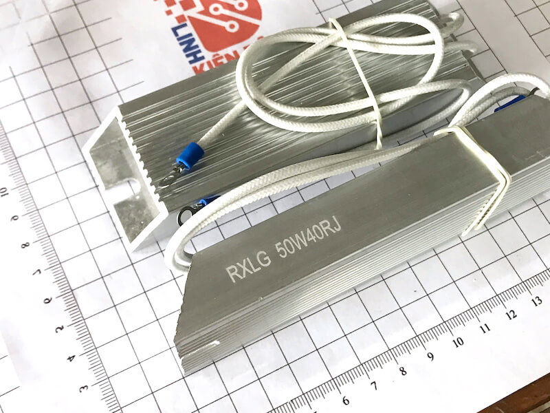 Điện trở xả vỏ nhôm RXLG 50W 40R