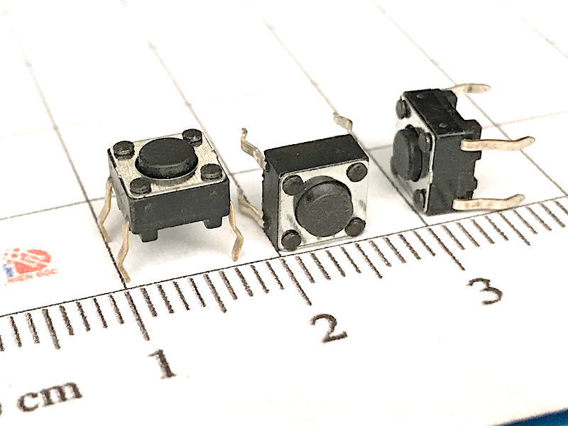Nút nhấn đầu tròn 6x6x5mm - Ảnh 2