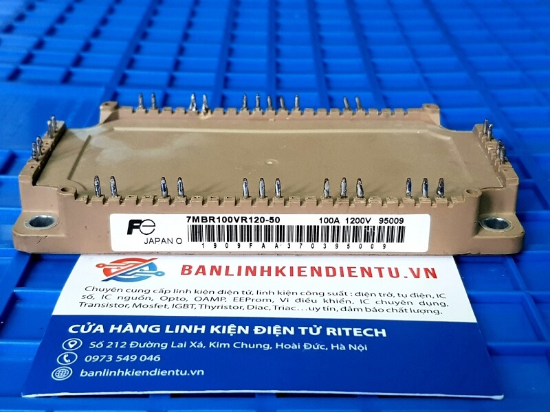 7MBR100VR120-50 7MBR100VR120 IGBT Fuji 100A 1200V (Tháo máy)