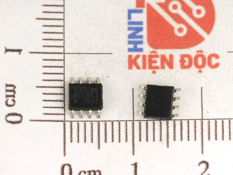 93C66, 93C66S, CSI93C66S IC CMOS EEPROM 4kb SOP-8 - Ảnh 3