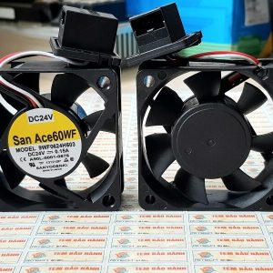 Quạt tản nhiệt Sanyo Denki 9WF0624H603, A90l-0001-0576  60WF 24VDC 0.15A 60x60x20mm
