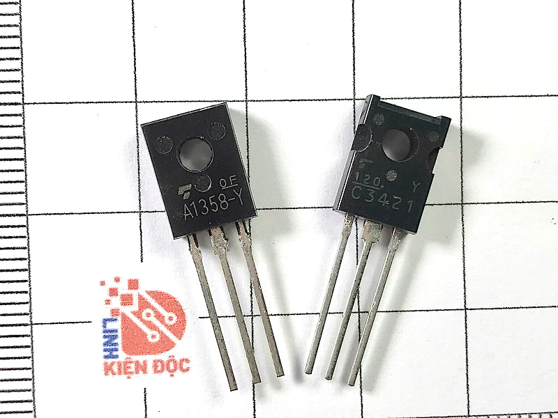 Cặp sò A1358 và C3421 1A 120V TO-126 hàng chính hãng - Linh Kiện Độc