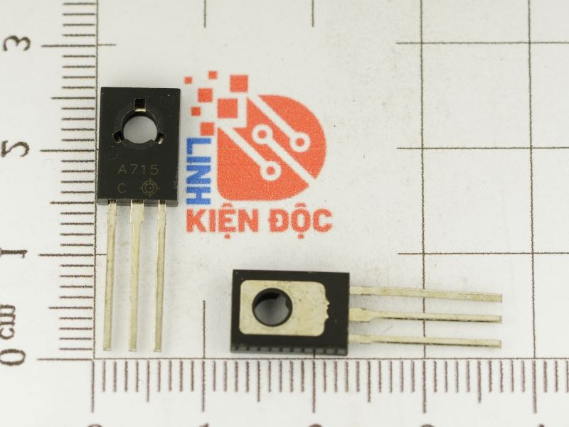 A715, 2SA715 Transistor PNP 35V/3A/10W TO-126 - Ảnh 2