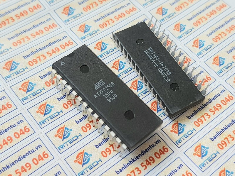 AT27C256R, AT27C256R-45PU ATMEL IC Nhớ DIP-28 - Ảnh 3