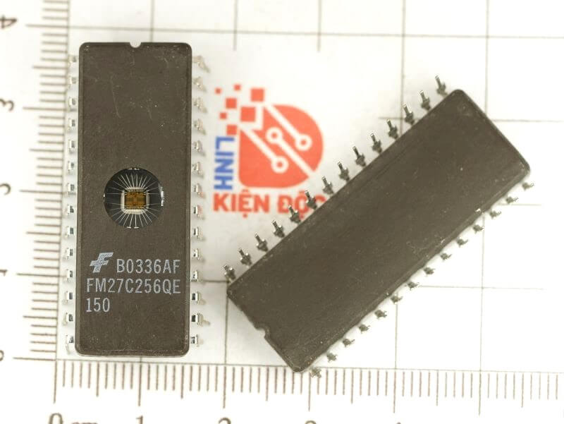 FM27C256QE-150, FM27C256QE 144-Bit (32K x 8) High Performance CMOS EPROM DIP-28 - Ảnh 2