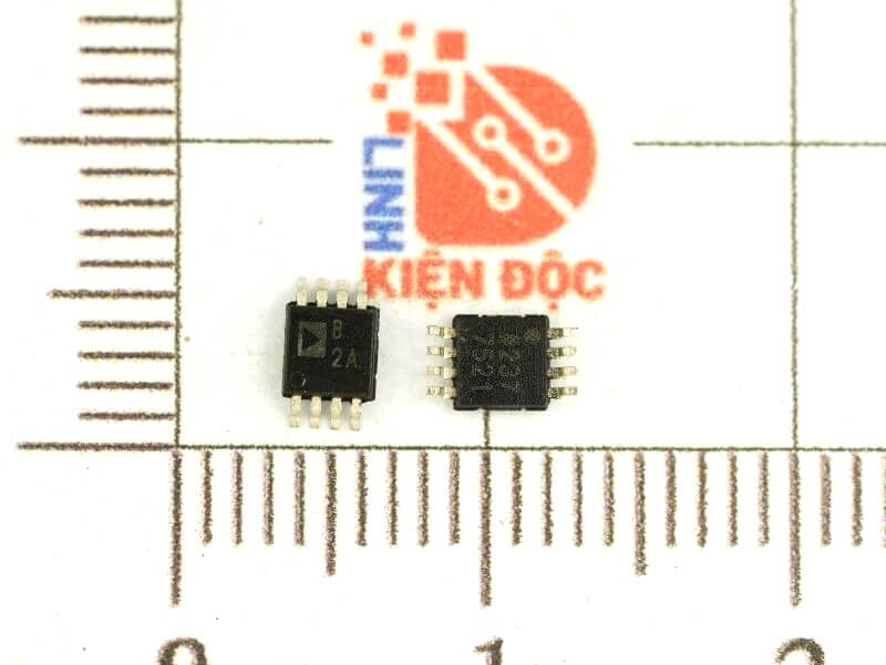 OP2177, OP2177ARMZ IC Op Amp ký hiệu B2A MSOP8