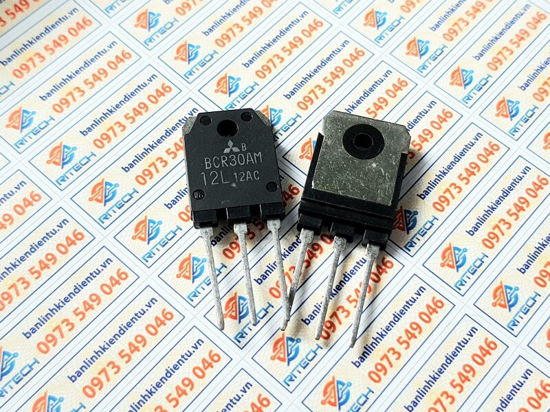 BCR30AM BCR30AM-12L Triac 30A 400-600V TO-3P - Ảnh 6