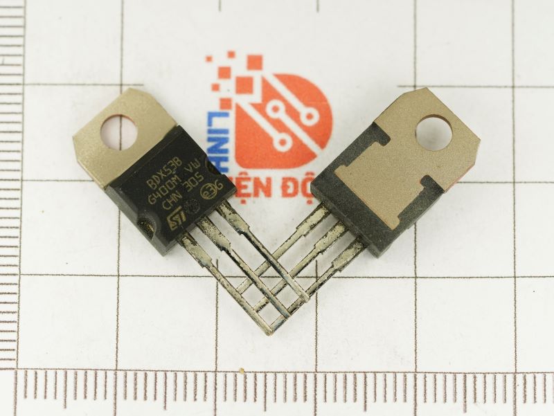 BDX53B Darlington Transistor 8A/80V TO-220 tháo máy - Ảnh 3