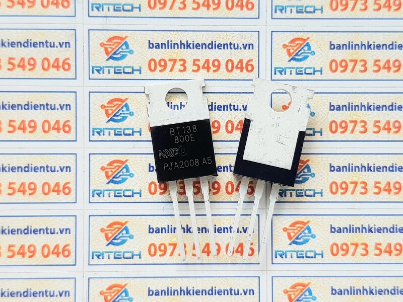 BT138-800E, BT138-800 Triac 12A/800V/5W TO-220 - Ảnh 4