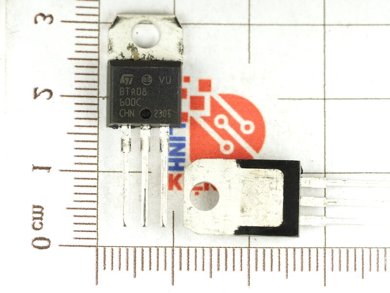 BTA08-600C, BTA08-600B Trac 8A/600V TO-220 - Ảnh 2
