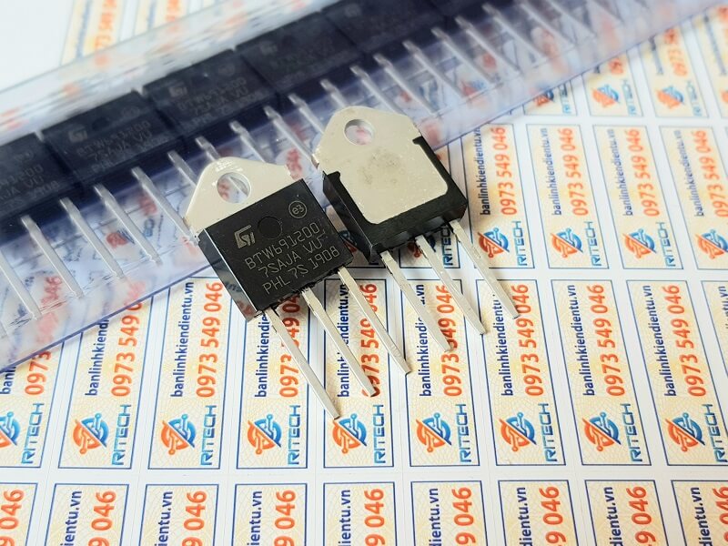 BTW691200 BTW69-1200 Thyristor 50A/1200V TO-3P - Ảnh 5