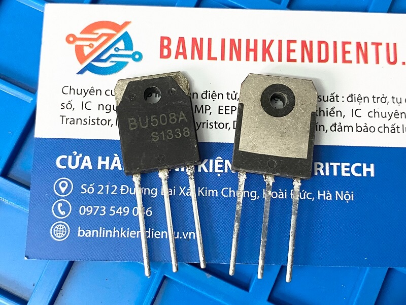 BU508A, BU508 Transistor NPN 8A 700V TO-3P (Tháo Máy) - Ảnh 2